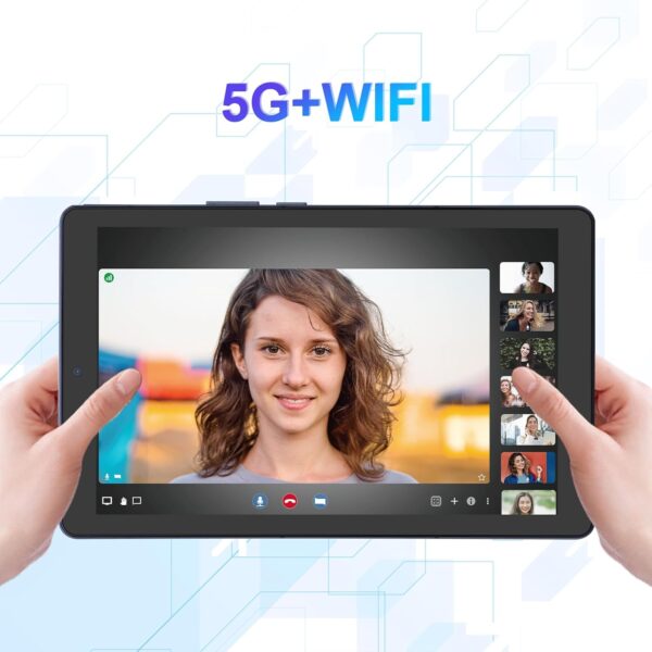 ⁦جهاز لوحي C Idea CM925 – شاشة 9 بوصة IPS، 8 جيجابايت رام، 256 جيجابايت تخزين، كاميرا 5+8 ميجابكسل، دعم 4G و5G WiFi، GPS، بطارية 8000 مللي أمبير – أندرويد 12 - وردي⁩ - الصورة ⁦3⁩