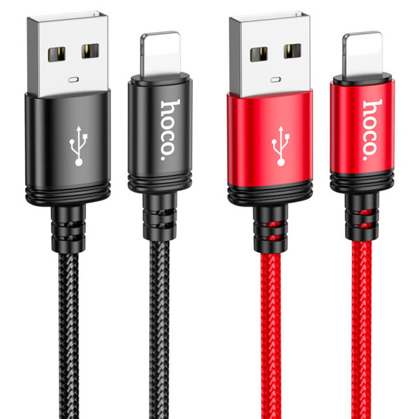 ⁦كابل HOCO X89 USB to Lightning – شحن سريع 2.4A⁩ - الصورة ⁦3⁩